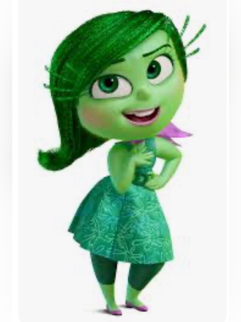 Disney PIXAR INSIDE OUT 💚 DISGUST 💚 CHILD CUSTOME SIZE MEDIUM (140) 🌟NWT🌟